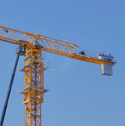 7 ton 8 ton platte toren kraan fabrikanten Sinocorp QTP6015-8