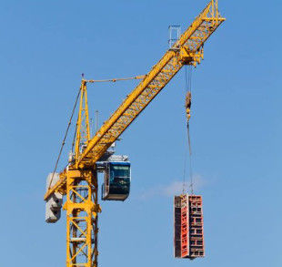Gematigde grootte potain torenkraan 6015 8 ton topless torenkraan stilstaande fundering type