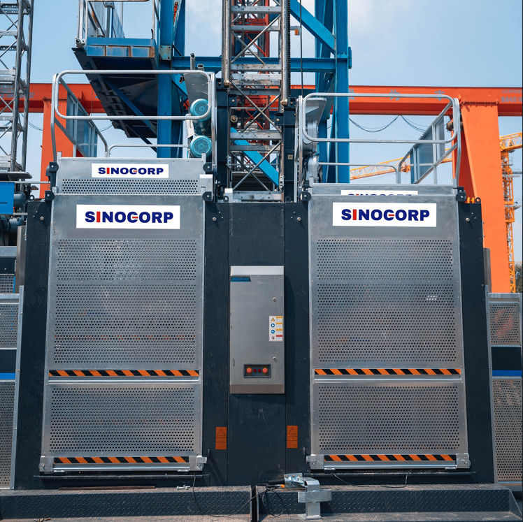 Bouwlift Sc200 200 Passagierslift Twin Cage Sc200/200g Sc200 Onroerend goed Grande Hauteur lift Sc200