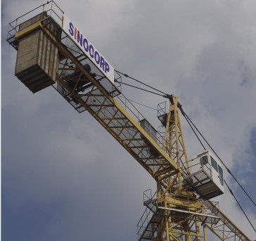 Kleine mini platte toren kraanmachine basis type QTZ