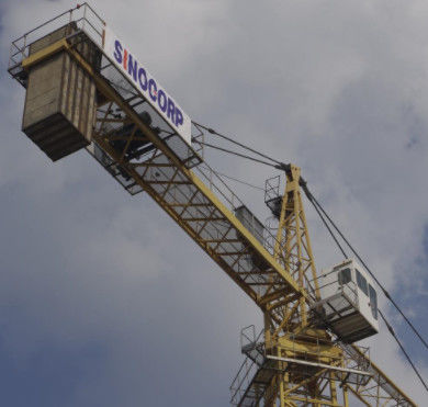 Kleine mini platte toren kraanmachine basis type QTZ