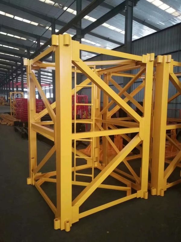 Sinocorp aangepaste hoogte en kleur 6 ton Hammerhead toren kraan voor hoogbouw