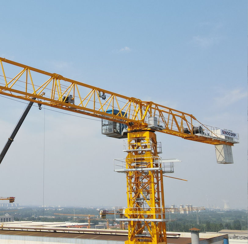 180m Hoogte 6 ton Volledige omvormer besturing Aanpassing kleuren 6 ton Mini Constructie Toren Kran