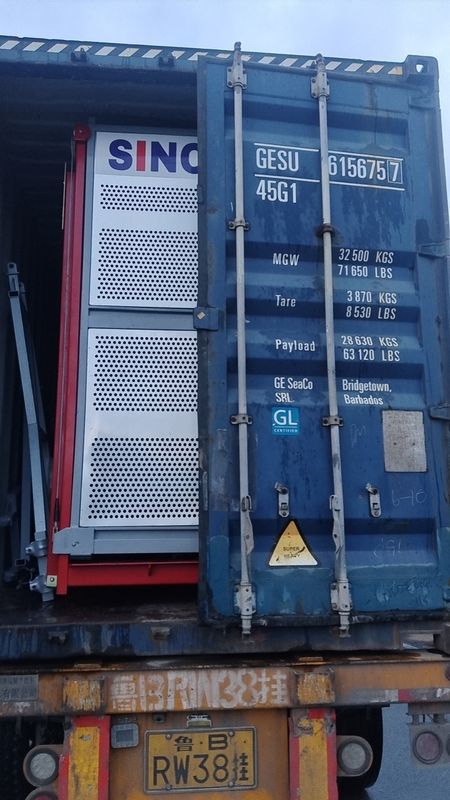 Gebouwhef Masthef Buigbouwhef Dubbelkolom Elektrische lifthef 1 ton Voor de bouw