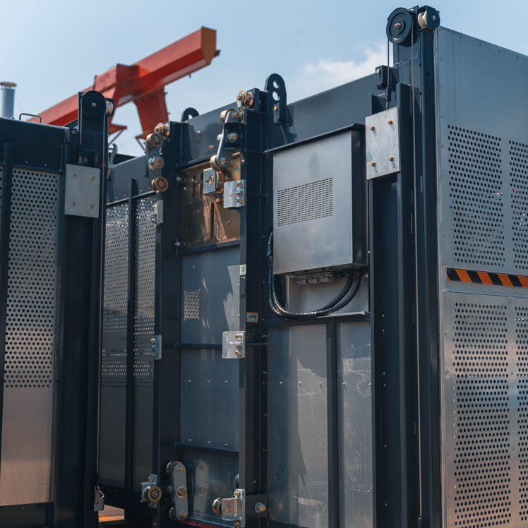 Gebouwhef Sc100 Eenvoudig en dubbel kooien luchtwerkplatform Sc100 Materiaalhef Constructielift