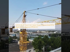 QTZ6010-6T Hammer Head Tower Crane Stroomlijnen van de operaties Verbeteren van de efficiëntie